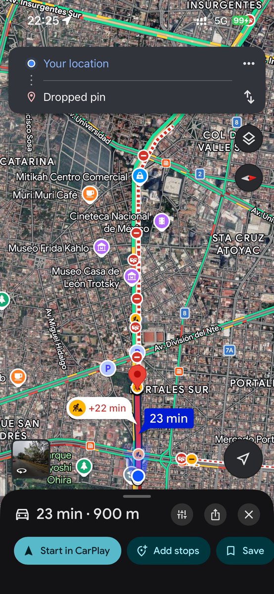 moredestructive's tweet photo. estoy atrapada por 900 mts y salir me llevará la próxima media hora porque los pendejos de la @SOBSECDMX, por instrucciones de la pendeja de pendejas de @ClaraBrugadaM, están pintando las barditas de amarillo de último minuto Y CERRARON CIRCUITO INTERIOR SIN AVISAR A NADIE https://t.co/B9RO8nmM35