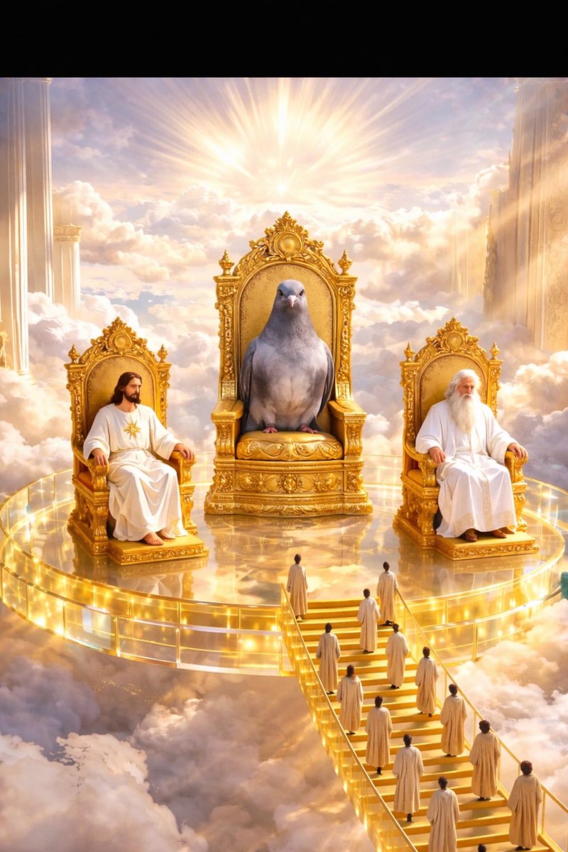 IslamMumin30's tweet photo. @trad_west_ Which God? The Pigeon bowing down is your Holy Spirt 😂😂 https://t.co/mPiiFCJWxe