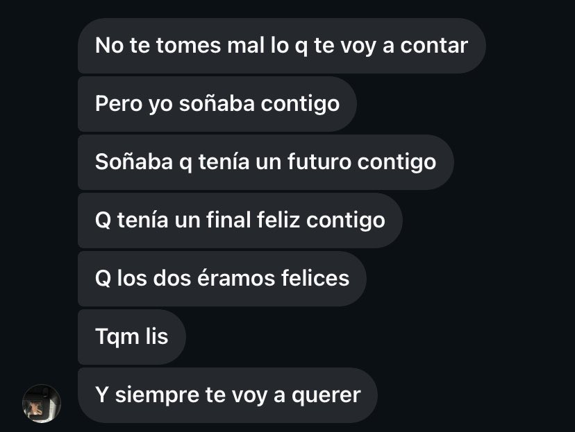 licethenstein's tweet photo. https://t.co/dVzc85k1EN
Brunito sabiendo que yo te gustaba hace 3 años, me hubiera confesado igualmente, tu me gustas hace años y saber que podía ser correspondida me hace muy feliz pero muy triste porq ya paso el tiempo en el que podíamos estar juntos, no sabes cuanto quisiera+ https://t.co/aIewbd2m3H