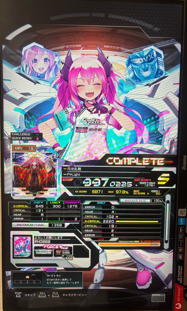 Rho_Sponge's tweet photo. 月光乱舞[GRV]、S！！！！！
19S18個目！
頑張ればUC出そう https://t.co/CgpqBnHUL1