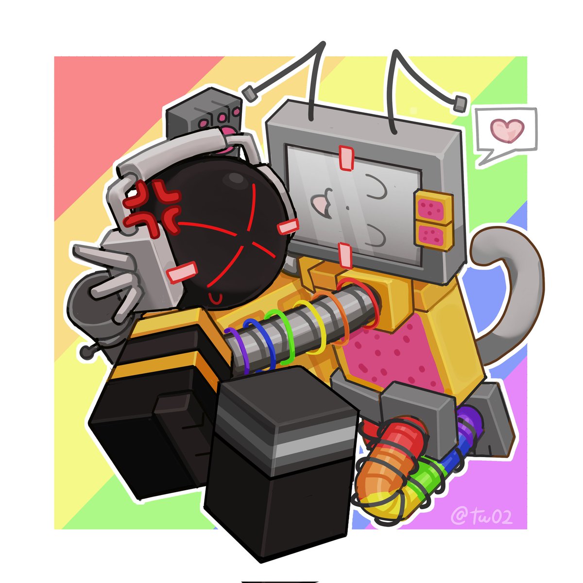 TwO_2222222's tweet photo. #killware Sorry for changing some designs without permission, they're really cute! https://t.co/YUcehDEy0V