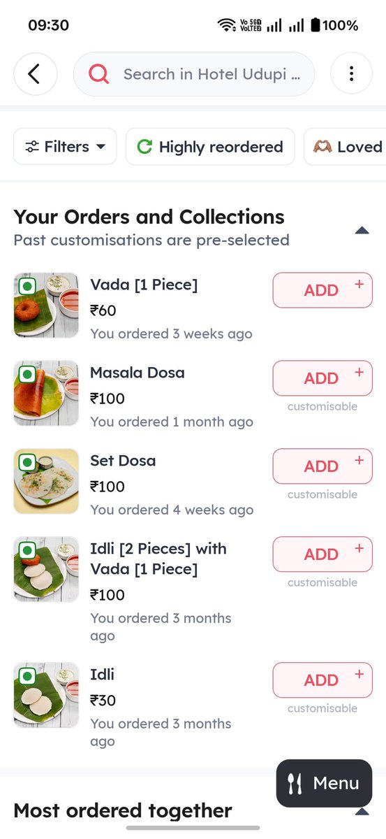 Felt_Feelings's tweet photo. Hey @ZomatoIN, Hotel Udupi Garden (Sahakara Nagar, Bangalore) cancelled my order #8175903241 claiming items were 'out of stock' but they're STILL showing on the menu right now! 🤔

This is false cancellation &amp; cheating customers.

Proof attached 👇

#ZomatoScam #ConsumerRights https://t.co/heHqVCfE94