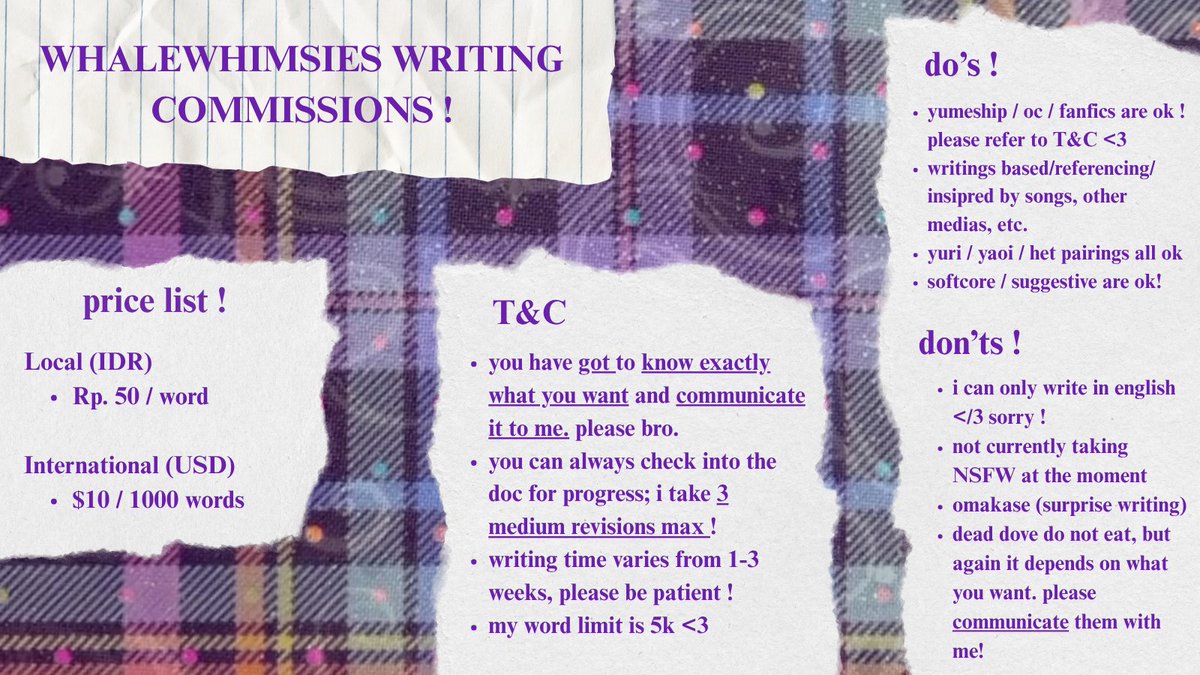 whalewhimsies's tweet photo. hiii guys i open writing comms. 5 slots for now ! ^^ more info in the thread 💌 https://t.co/LSBwgOV5up