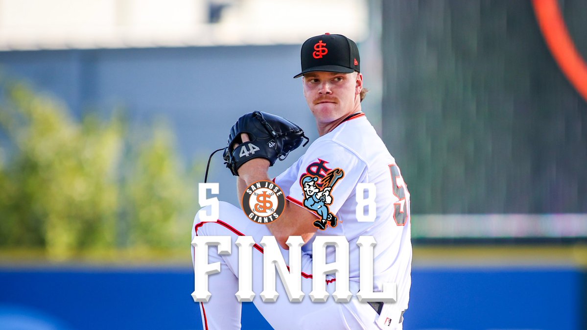 SJGiants's tweet photo. Final from San Jose. https://t.co/q9pQBvX5BJ