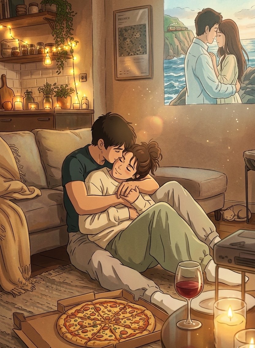 HeartToHabits's tweet photo. Warm lights, soft blankets, and you. I don't need anything else.❤️ https://t.co/2pWfvkDK5D