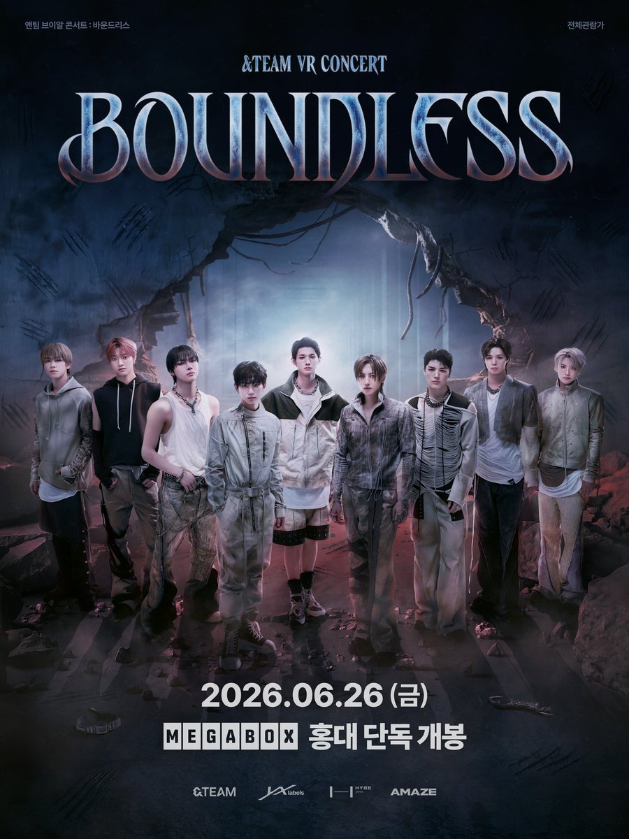 Ticket_Note's tweet photo. 📢 &amp;TEAM 앤팀 첫 VR 콘서트 <BOUNDLESS> 오픈 예정

앤팀이 최초로 선보이는 VR 콘서트 '바운드리스'의 티저 영상과 공식 홈페이지가 오픈되었습니다.

📌 공식 홈페이지: https://t.co/Vc2OVArNS0

#앤팀 #andTEAM #앤팀콘서트 #앤팀VR #VR콘서트 #BOUNDLESS #바운드리스 #루네 #LUNÉ https://t.co/DKLYatkTSV