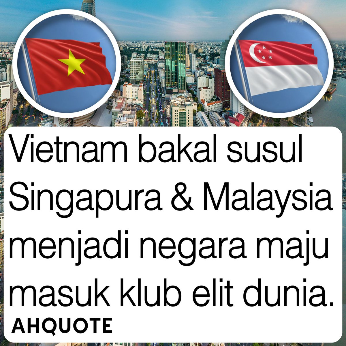Ahquotee's tweet photo. Vietnam resmi masuk 10 besar produsen baja dunia usai memproduksi 2,1 juta ton baja pada April 2026. Capaian ini membuat Vietnam menyalip Italia dan menjadi produsen baja terbesar di Asia Tenggara. Padahal, dua dekade lalu mereka masih bergantung pada impor. 🤔 https://t.co/SRhy4PnHgP