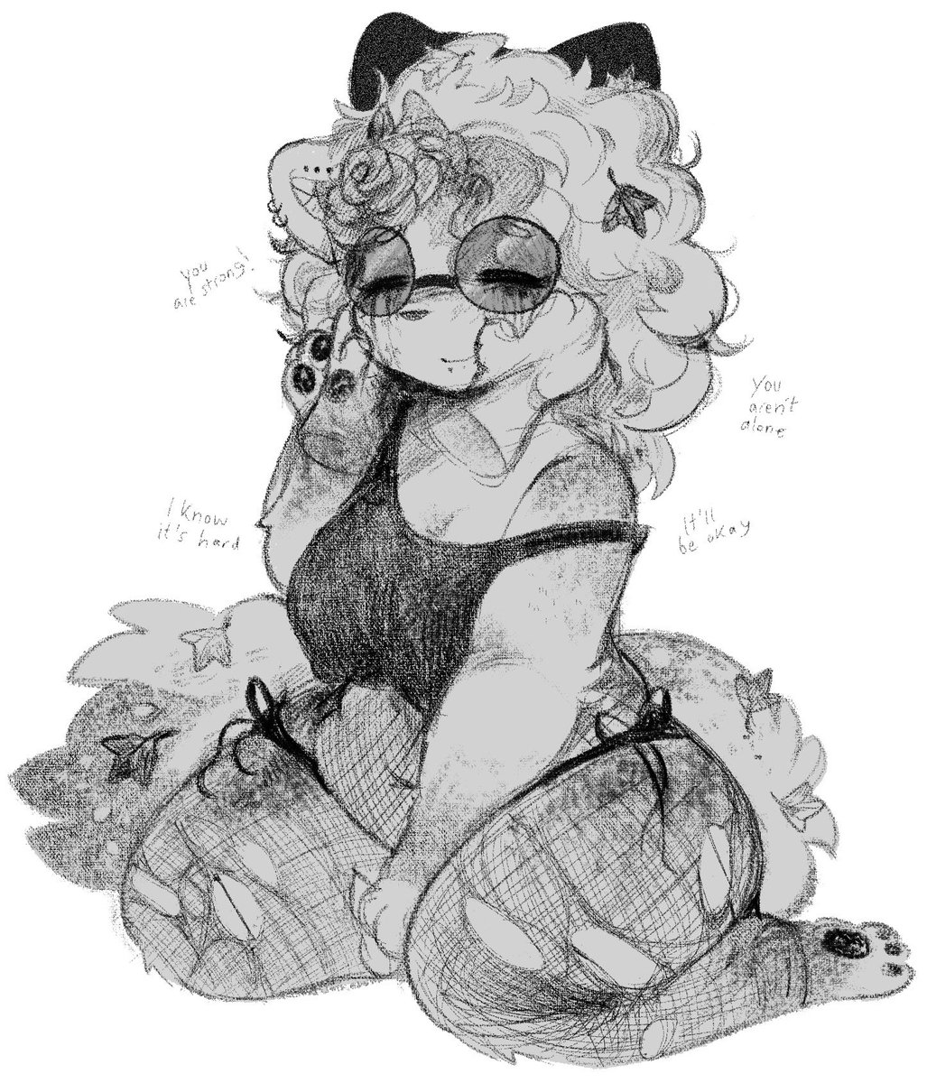mavisbitez's tweet photo. 🖤 || strength.

🎨: @/NessieMooo https://t.co/0CAJhX4LLY