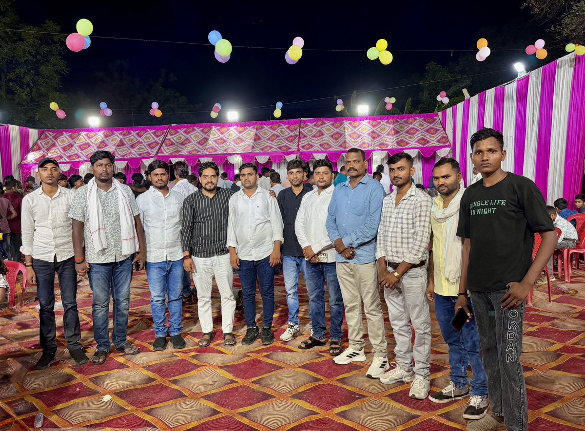 PrinceP0746's tweet photo. कल देर रात शशि कुमार जी के यहाँ मांगलिक कार्यक्रम में रहना हुआ !! https://t.co/w3Pn8SBHej