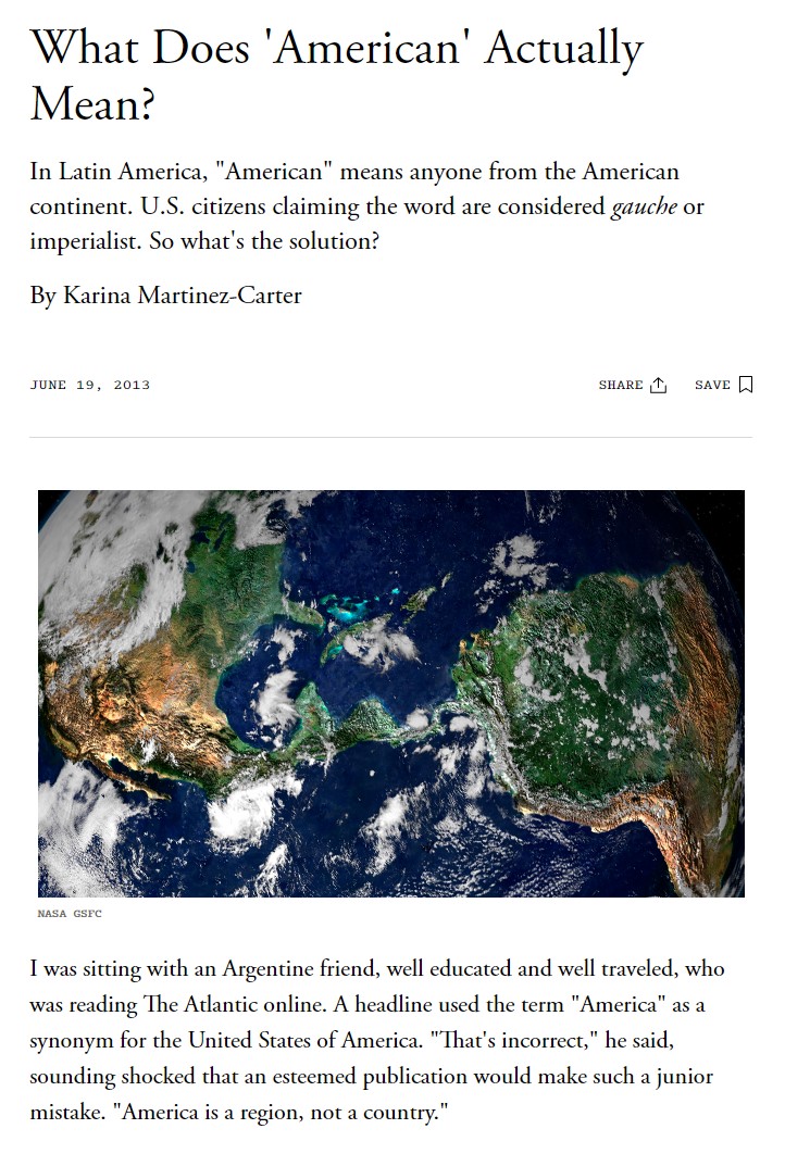 Bucleor's tweet photo. @yangfan39831908 @Logs_importer *the US. America is a continent. Would you like people to call Taiwan the one true China that owns all the mainland?

The US is merely "of" the continent America. Calling the US a continent is aggrandizing of the US, and plays right into its hegemony, imperialism, and propaganda. https://t.co/lpPQQjPeS0