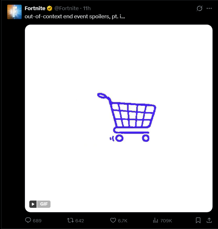 CaptainDawn_'s tweet photo. An Epilepsy warning would go a long way Fortnite https://t.co/pKmboVpS3F