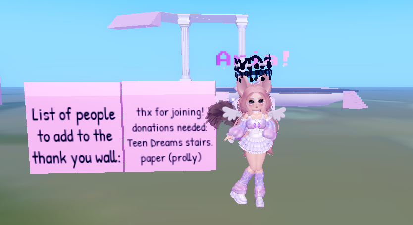LittleAftons's tweet photo. Hey stars! Does anyone have stairs that they'd like to donate to Stardust Reverie? Anyone who donates will be listed on a donation wall once done!! <3 #rh #royalehigh https://t.co/aE5u1yKeIz