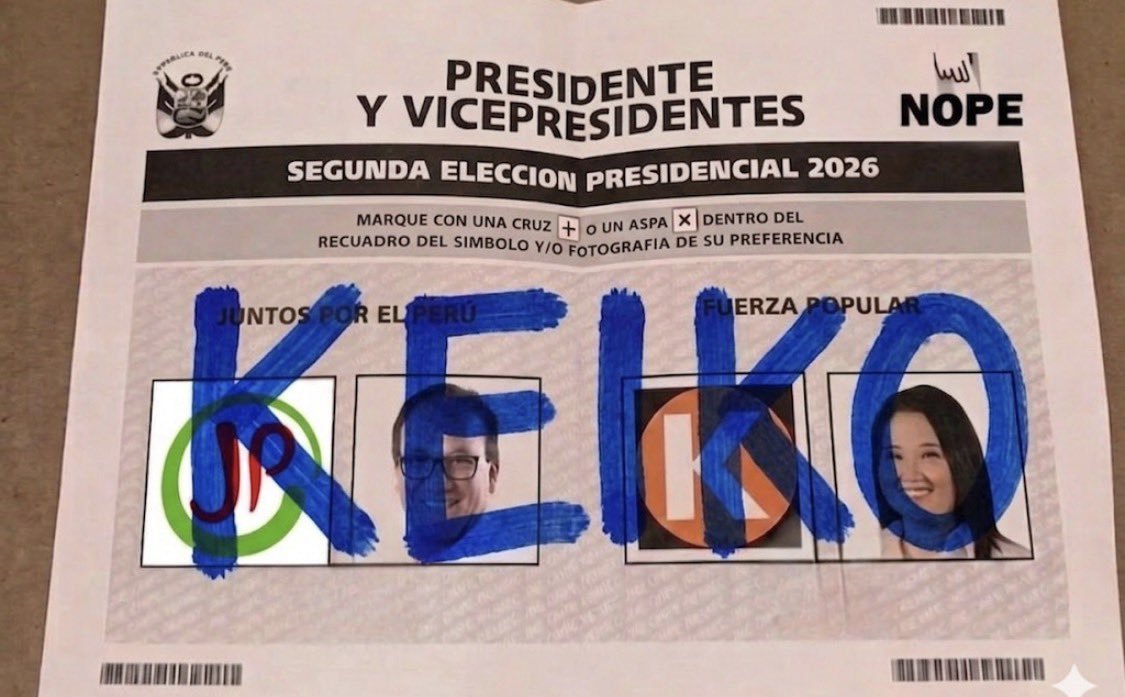 rfrazzo's tweet photo. @PeruconAmor @PulmonDeSusan7 Si siguen escuchando van a terminar votando así: https://t.co/skD7OLofYe