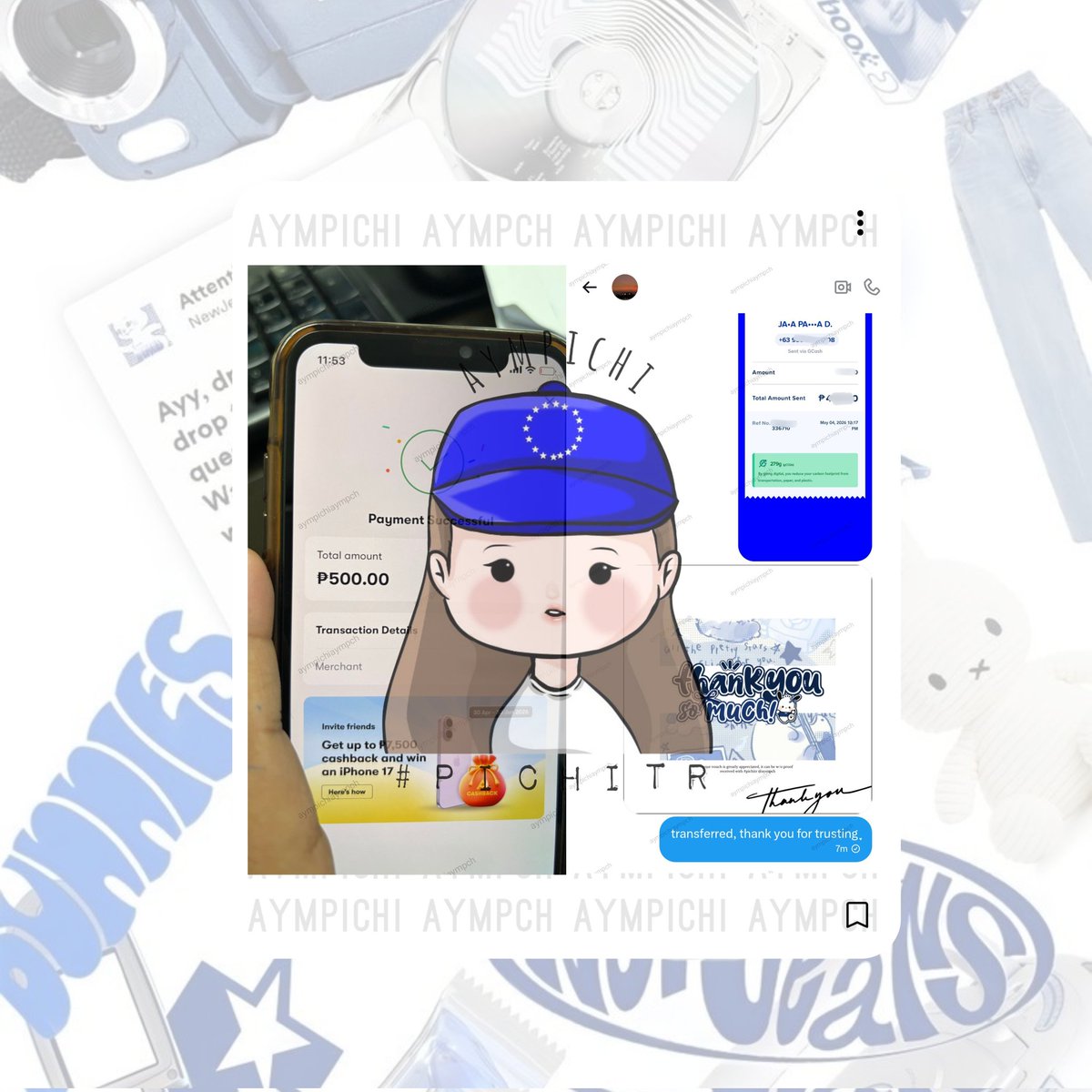 aympch's tweet photo. 3,586 #pichitr এ

thank you!  ִֶָ  

atome to gcash https://t.co/ZoJoY4qSGQ
