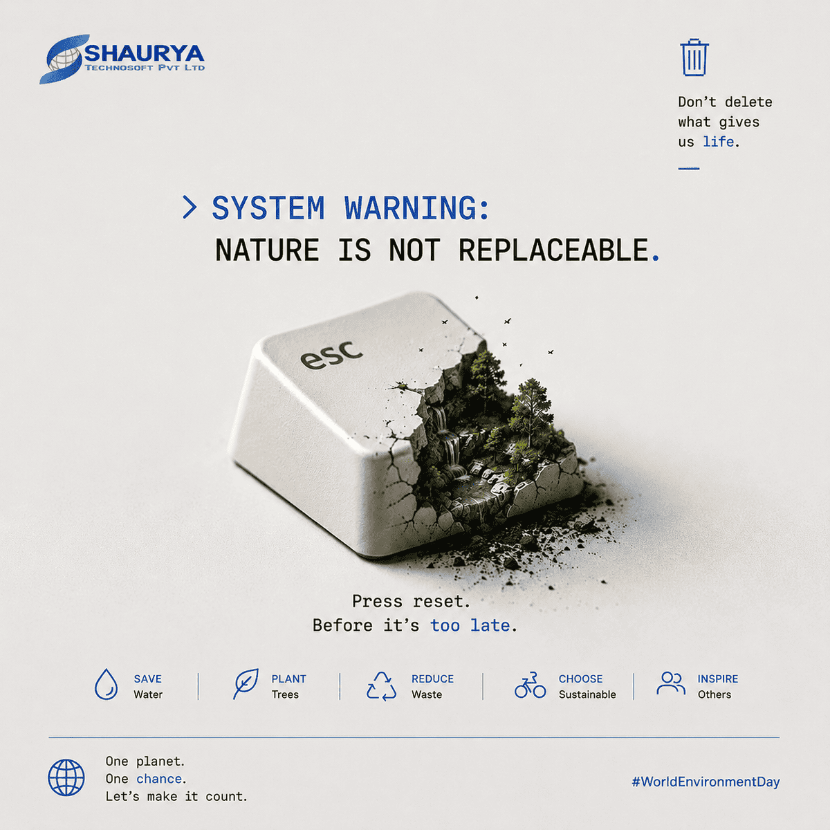 stpl_pune's tweet photo. 🌍 Happy World Environment Day! 💚

“Small steps today can create a better tomorrow.”

#WorldEnvironmentDay #gogreen #technologyforfuture #sustainablefuture https://t.co/cAwlbpFSAx