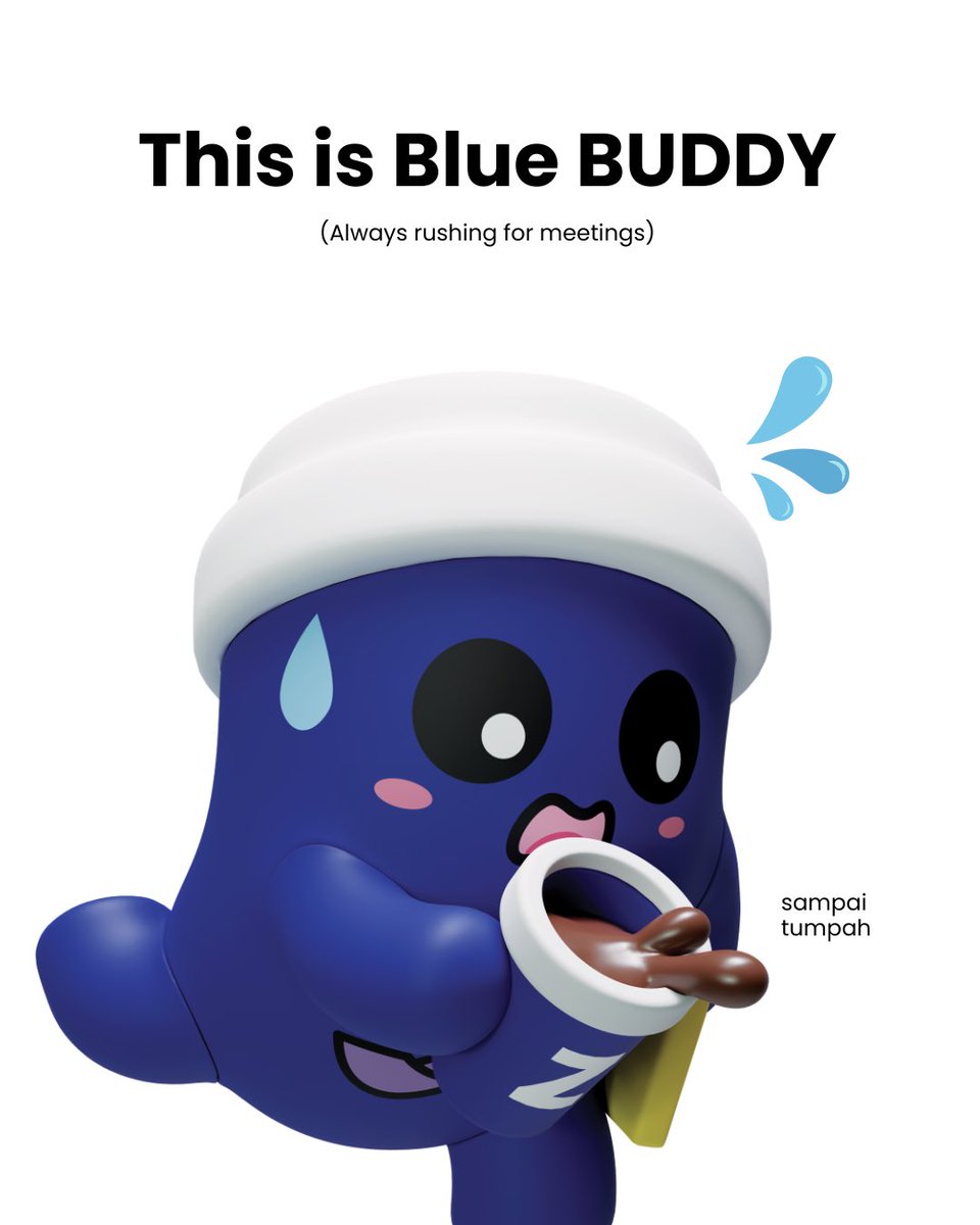 ZUSCoffee's tweet photo. Be like Blue BUDDY 💙 Spend only RM0.096/day for your everyday BUDDY… AND somehow still get FOOD + DRINK in the Kinda Adult Meal?! 😗💙
(It might be the smartest adult decision this week. 🫵🏻)
ZUS Coffee ☕️ a Necessity, not a Luxury
#zuscoffee #coffee #ZUSWIP #ZUSWorkInProgress https://t.co/COJgUPXDa5