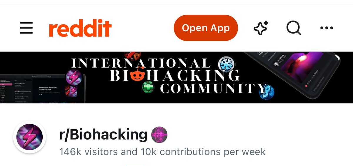 ergerfeng's tweet photo. $biohacking 150k visitors and 10k contributions per week

google searches always breaking out

stats will increase. putin and coinbase founder invested billions and billions  

narrative don't even need to be a self fulfilling prophecy, it's global. all you need is paytience

early and not wrong

 BMSh8af8ZrQ1gHDZxCcpfVmfNHX8R5N8bsf7h4bdpump