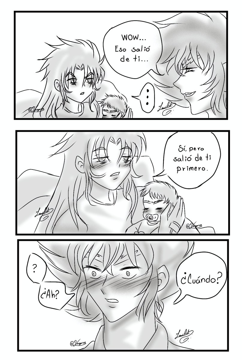 vangerium's tweet photo. 🌟Tarde pero seguro aquí dejo mi rayita del día de hoy ese día al cejoncito se le cruzaron los cables.
#Radakanonday #Rhadakanonday #radakanon #shipbl #saintseiya #Auomegaverse https://t.co/WpFL4Fnenr