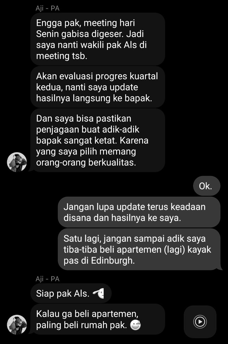 snzippy's tweet photo. ㅤ

Beberapa menit sebelum landing, Alstair mengecek email masuk yang berisi semua keperluannya selama berada di Monako. Kemudian memijat pelipisnya ketika membaca pesan terakhir dari asistennya. 

ㅤ https://t.co/gOBjPaoAiM