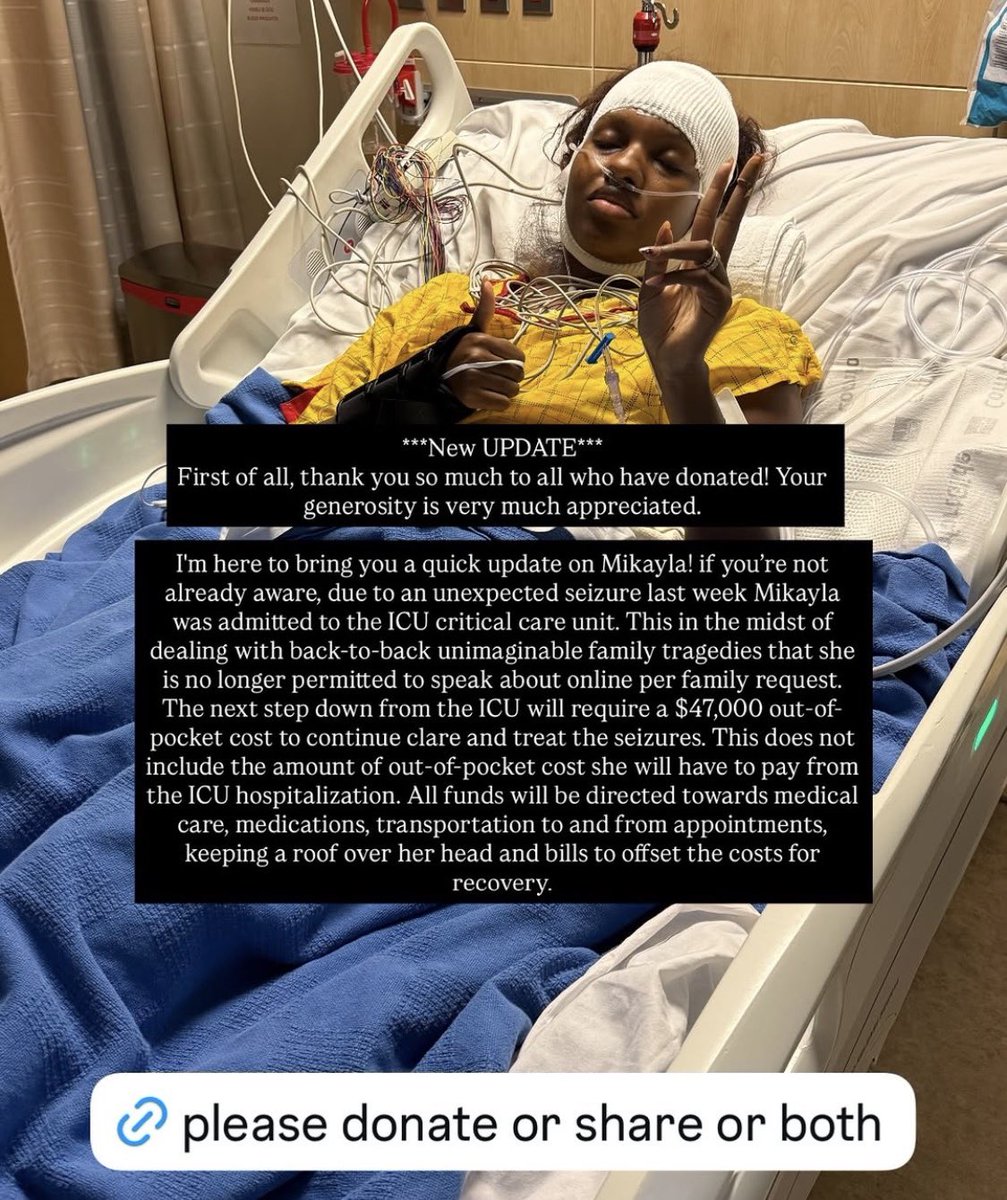 DylanTweetin's tweet photo. Mikayla’s one of the best people I know. A radical, an organizer, class-conscious, woke AF. I’ve learned a lot from her. Her health has spiraled since a freak accident while driving on Coast Hwy and our cruel healthcare system has made things worse. Sharing GoFundMe link below. https://t.co/wuaTa9cz7p