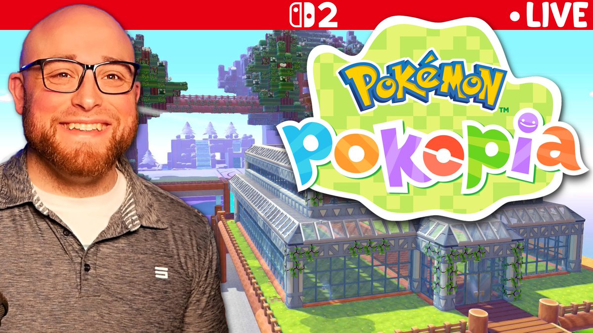BeaconofNick's tweet photo. 🔴LIVE!🔴
Pokemon Pokopia Finishing The Greenhouse! https://t.co/lEmVvqR90Y