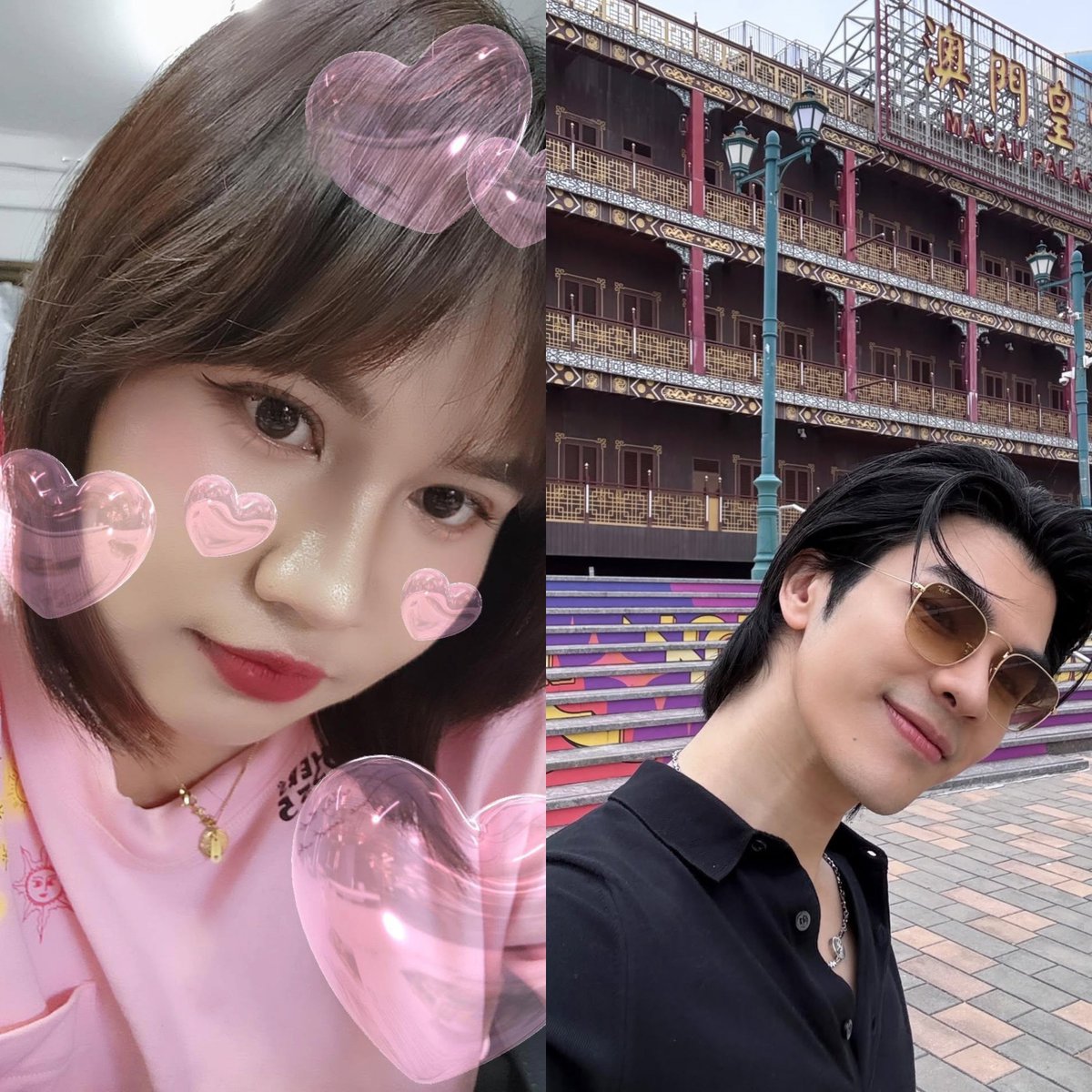 bowbow8515's tweet photo. Cute 😍 
#GreenyRoseSelcaDay
#MilePhakphum 
@milephakphum https://t.co/zenBJenL0q