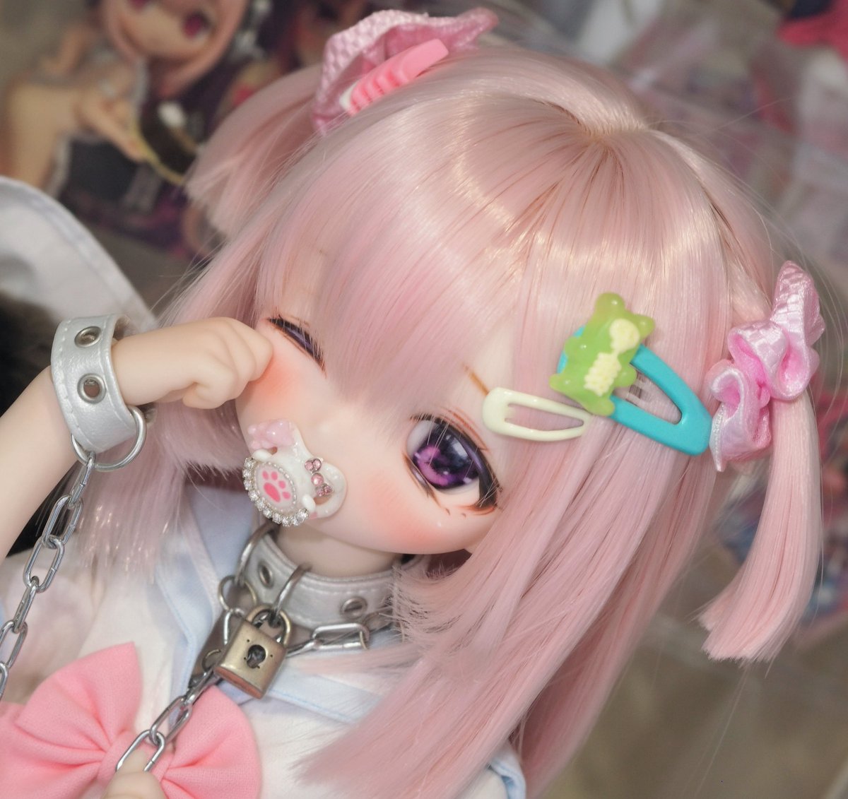 amatsuka_mimir's tweet photo. ♥ヤフオク出品のおしらせ♥

ウインクしながら、少し恥ずかしそうな表情の女の子です♡

見つめられるとドキッとするような🥹💞✨そんな子を目指して制作しました(´˘`)

良いご縁がありますように⟡.·*.

💞🪽https://t.co/OTN9RXxOPO https://t.co/aDK2BlFWcp