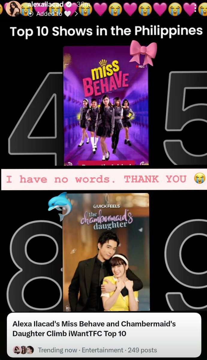 Cristin11783281's tweet photo. Congratulations, my dear! You truly deserve it!

#MissBehave 
#TheChambersmaidsDaughter 
#Alexallacad https://t.co/fJOAqAwkZO