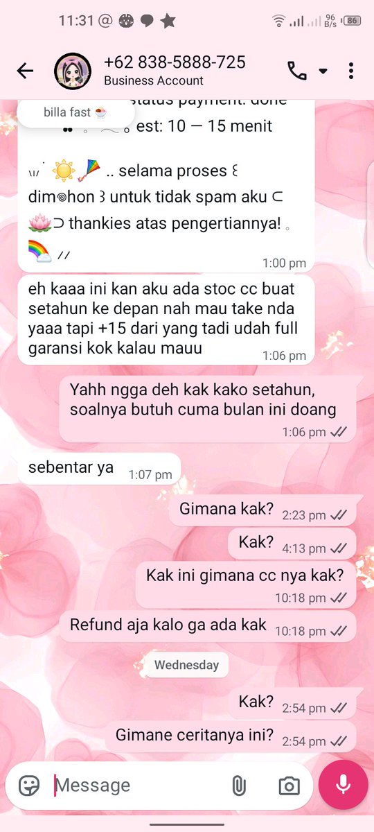 oxfortd's tweet photo. Ganti nomor ae terus kang tipu ini. Gw kejar terus wkwkwk @verossae 
#zonauang #zonajajan #zonaba #scam #penipuan https://t.co/5DRLqMLPhm
