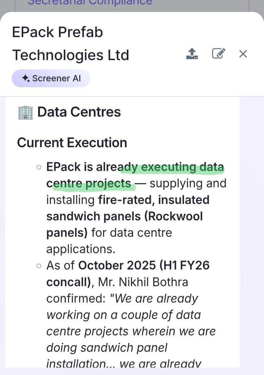 DoctorMoneyX's tweet photo. Monthly, weekly, daily chart strong 💥
Epack prefab 210 PE 22
Working for cooling system of Data Centre+ Semiconductor growing at 47% CAGR 

PEB player with 4x industry growth run rate 

Can hit 300-350 soon at this CAGR

@jitu_stock @aditya942000
@ShridhantS @Goldforestinves @KommawarSwapnil @EagleEyesTrades @Curious_Com_