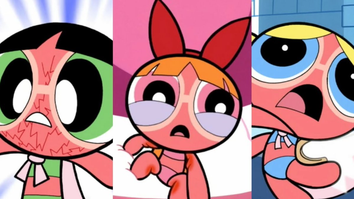 AnimetoonG's tweet photo. @jonsepulveda163 @ihymacc PPG got exposed to solar flares for a few seconds and came back with sunburn, leaving them completely incapacitated and vunerable, while Mark and Thragg fought on the sun's surface for a few minutes where they were exposed to multiple solar flares https://t.co/ngHeKcLKkH