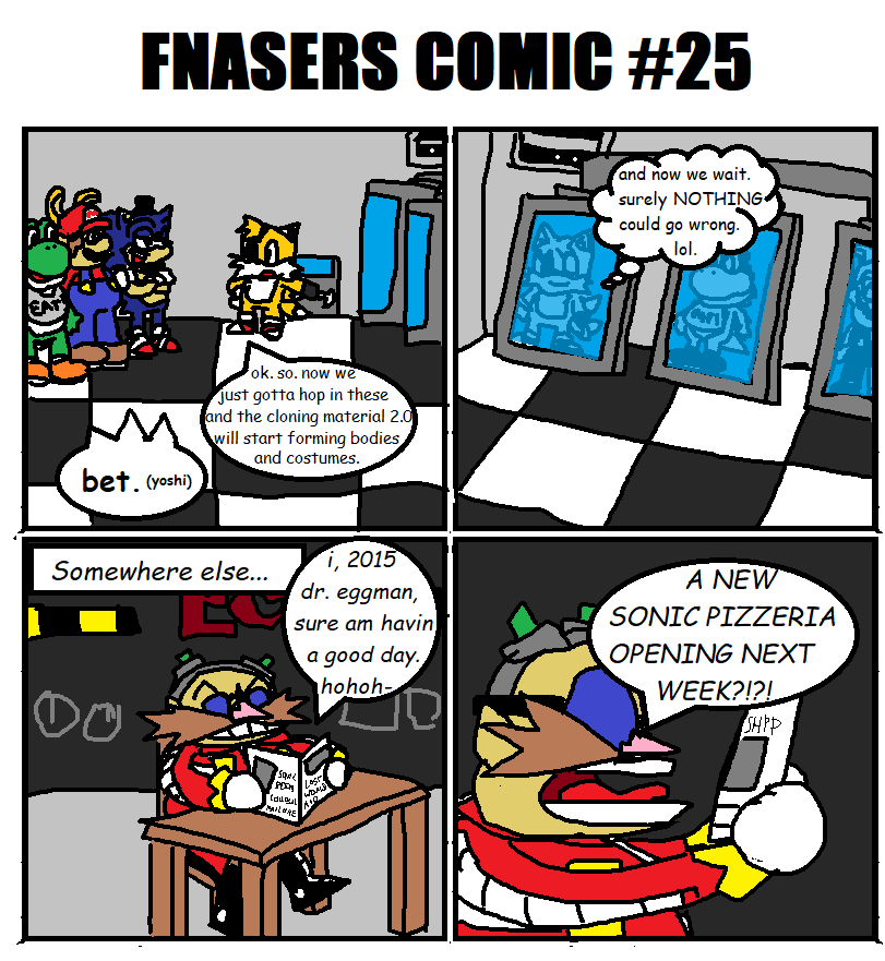 Mr2Secs's tweet photo. FNASERS COMIC #25. #fnas #fnasers #fnaserscomic #fivenightsatsonics https://t.co/qJ7biRQ8gr
