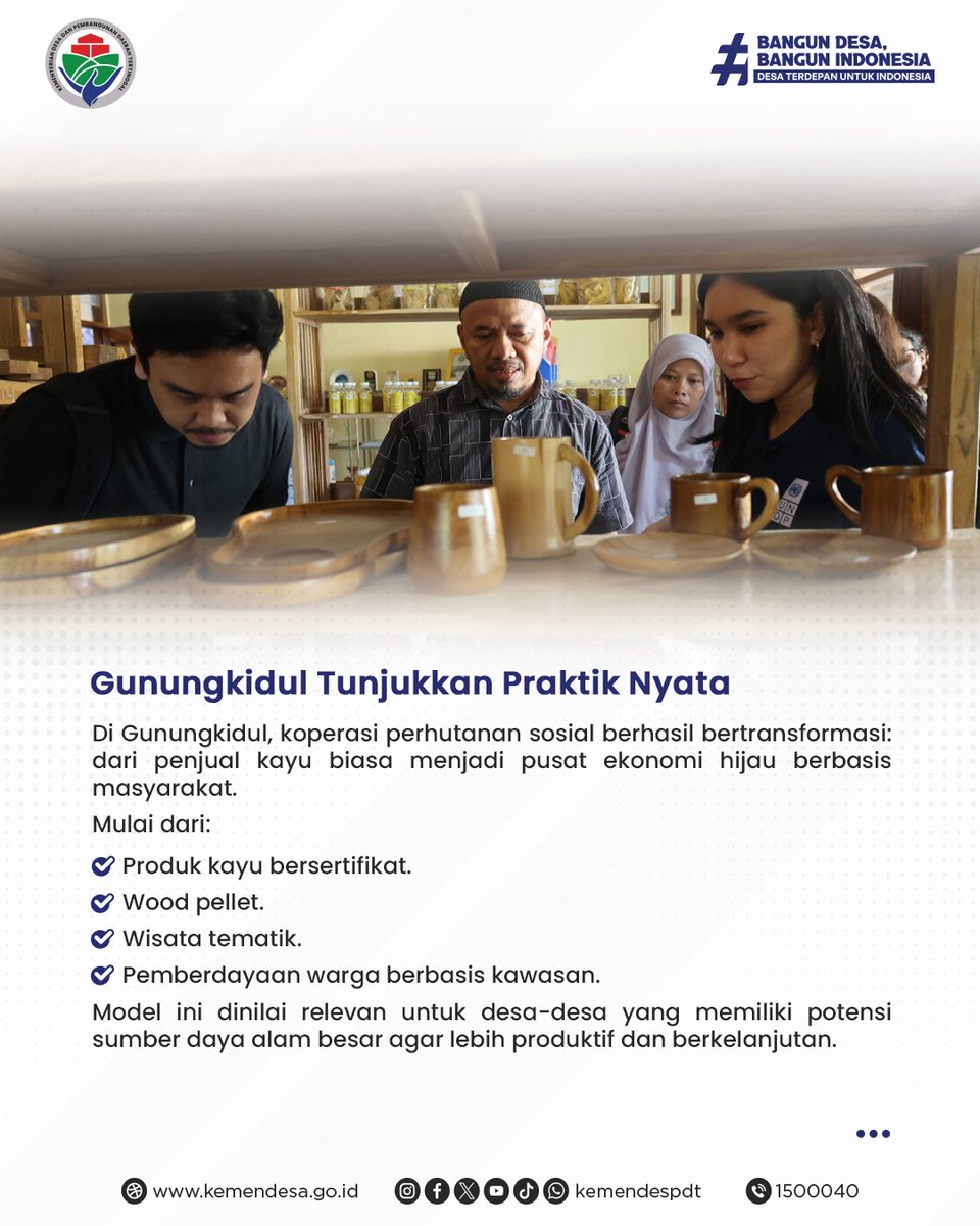 kemendespdt's tweet photo. berbagai praktik baik dari desa-desa di Yogyakarta didorong menjadi bagian dari perencanaan dan penganggaran pembangunan desa. 

Mulai dari pengelolaan sampah, pengembangan ekonomi hijau, hingga pemberdayaan masyarakat, https://t.co/4nibKLL6xZ