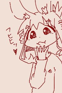 「ちかごろのらくがき2 フヒヒッ」|うちうのイラスト