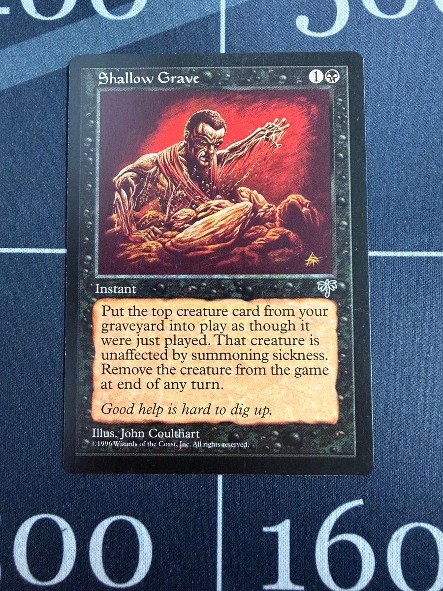 商品紹介】#mtgjp #mtgfoil (MIR-RB)Shallow Grave/浅すぎる墓穴
