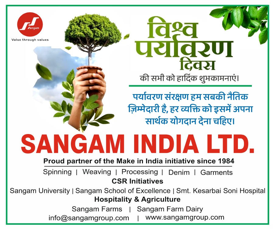 SangamGroup_'s tweet photo. "Together, let's nurture nature and build a sustainable tomorrow."

Happy World Environment Day!

— Sangam India Ltd. https://t.co/JBDDoFcXWN