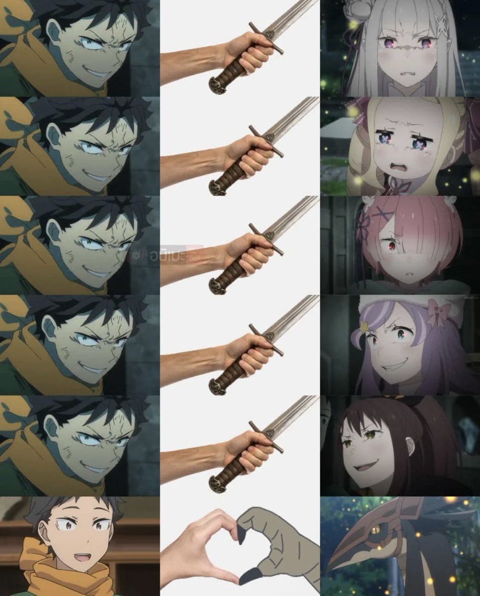 reveriecircle's tweet photo. Anime : Re:Zero https://t.co/9cynYTvKqu