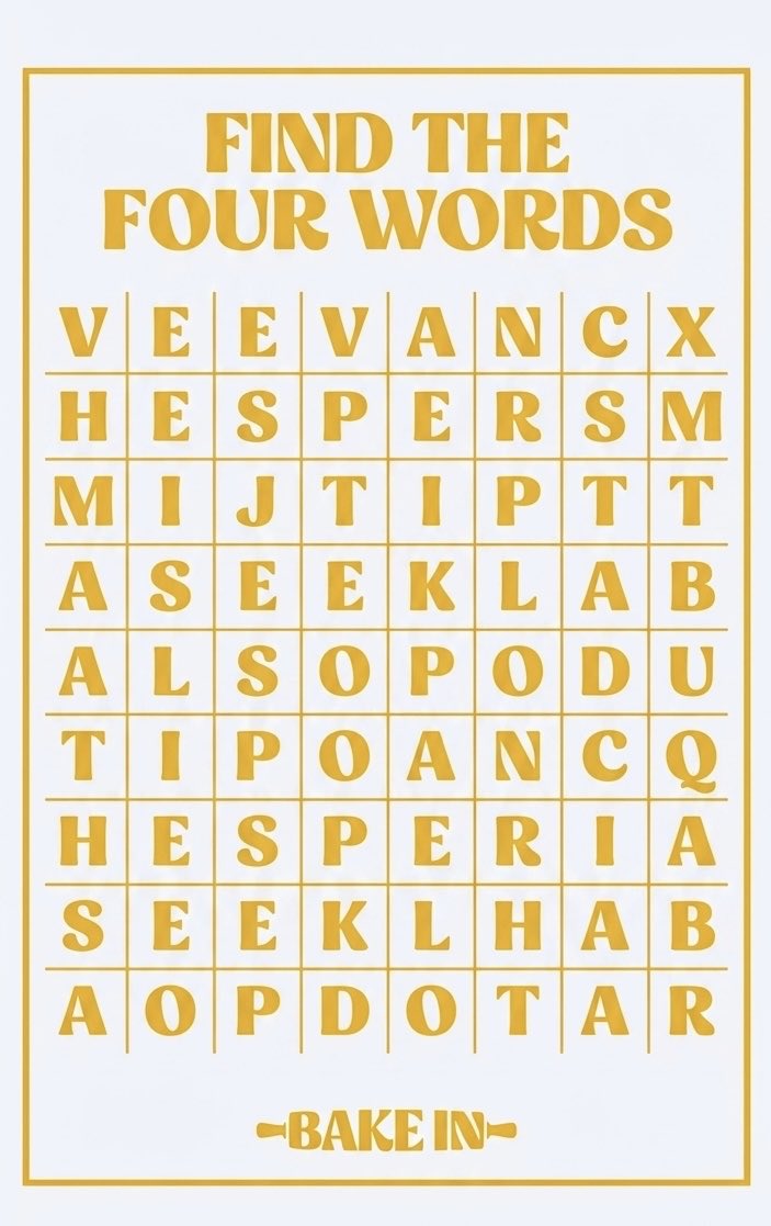 vevancf's tweet photo. Game time！

Fill in the words you found in the comment section🔍 https://t.co/YpjJzcsMuU