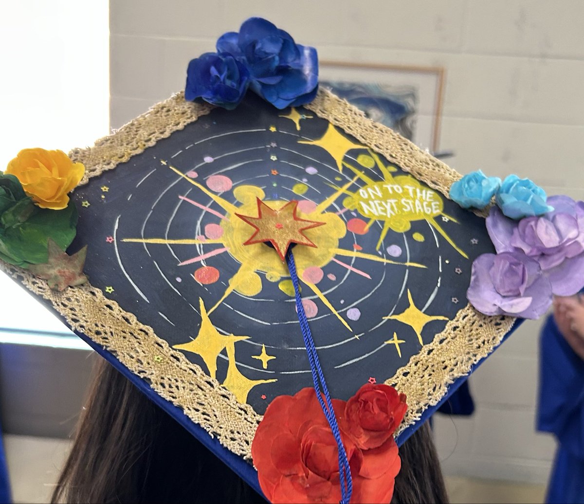 pristynn's tweet photo. Graduated today! Heres my i7 themed grad cap / my planning for it https://t.co/aRHw212UuW