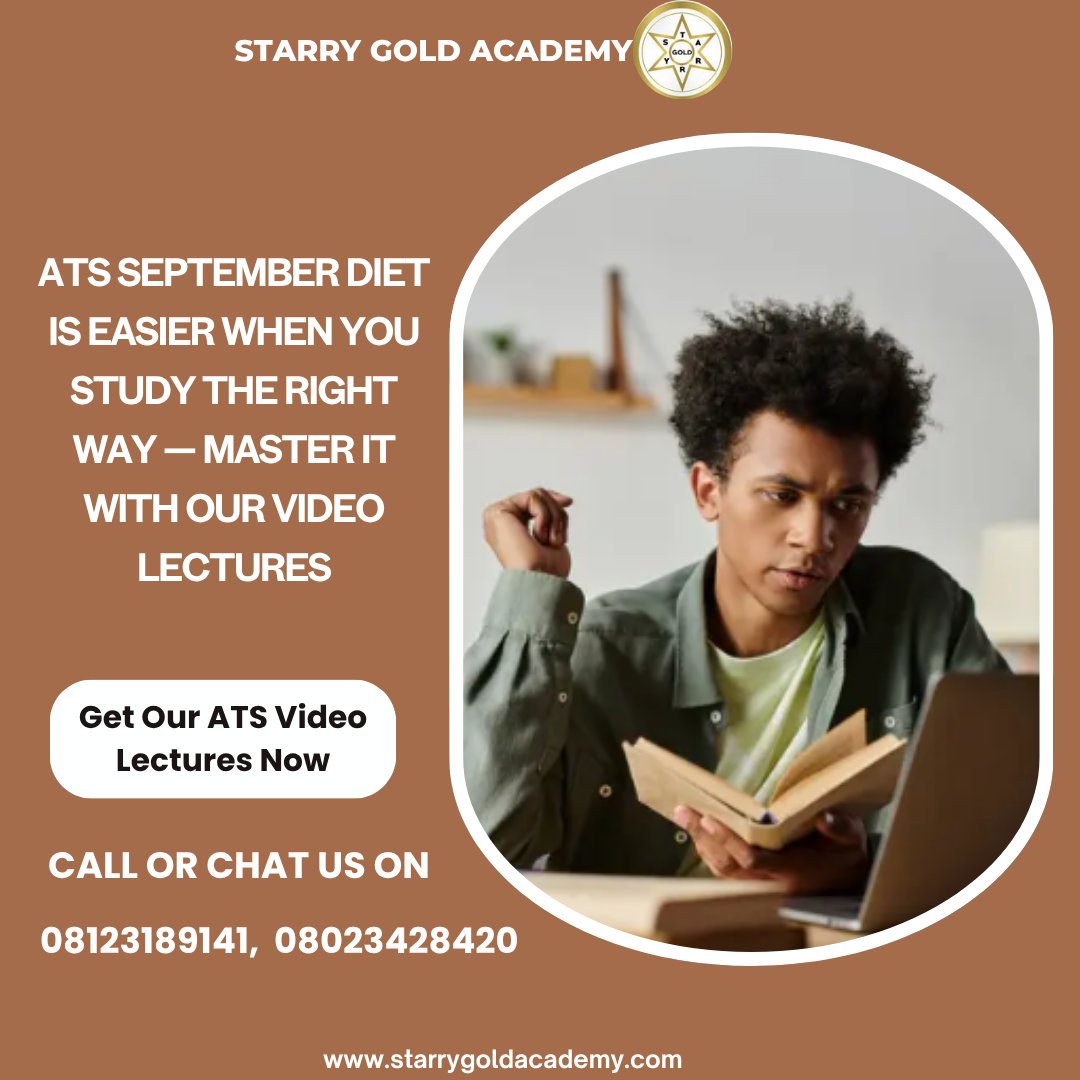 Starry_Gold's tweet photo. ATS SEPTEMBER DIET IS EASIER WHEN YOU STUDY THE RIGHT WAY — MASTER IT WITH OUR VIDEO LECTURE SYSTEM

Get Our ATS Video Lectures Now:
📞 Call/WhatsApp: 0812 318 9141 | 0802 342 8420

📩 Telegram: https://t.co/af2ivqWa81
🌐 [https://t.co/dS8Cyr69sp] https://t.co/8YOsZtuH2G