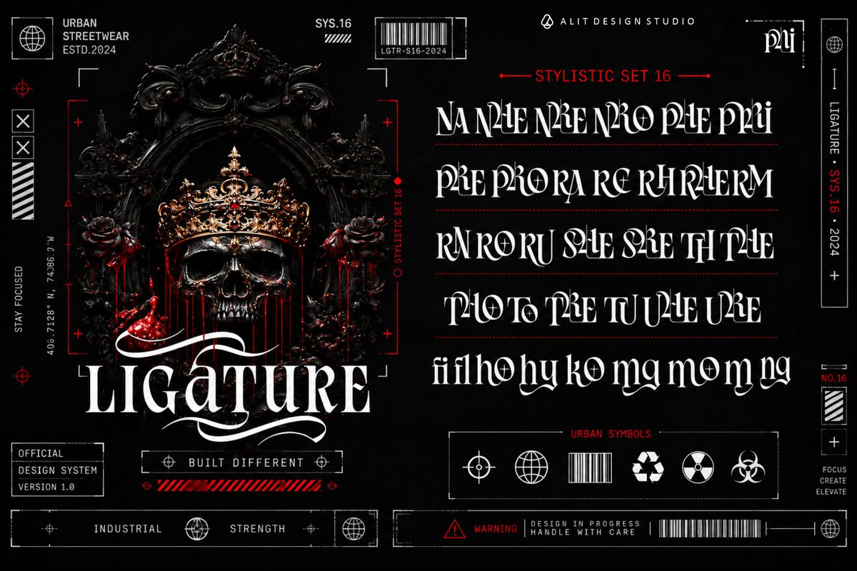 alitdesign's tweet photo. Royal Hatred – Dark Fantasy Gothic Serif
In the shadow of the crown, hatred becomes legacy and power becomes a curse. a meticulously crafted gothic serif typeface born from the aesthetic of dark fantasy.

Link Download :
https://t.co/wtEexyjFG8

#font #typeface #design https://t.co/QT4BadOLRX