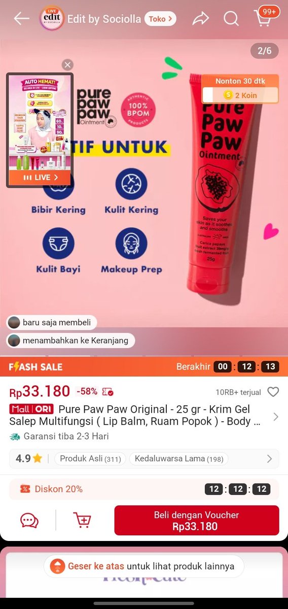 temnbaga's tweet photo. kataku si gas pure paw paw 33k an ajahh https://t.co/7YuqLC7GrI https://t.co/QJ2mcFX0sg