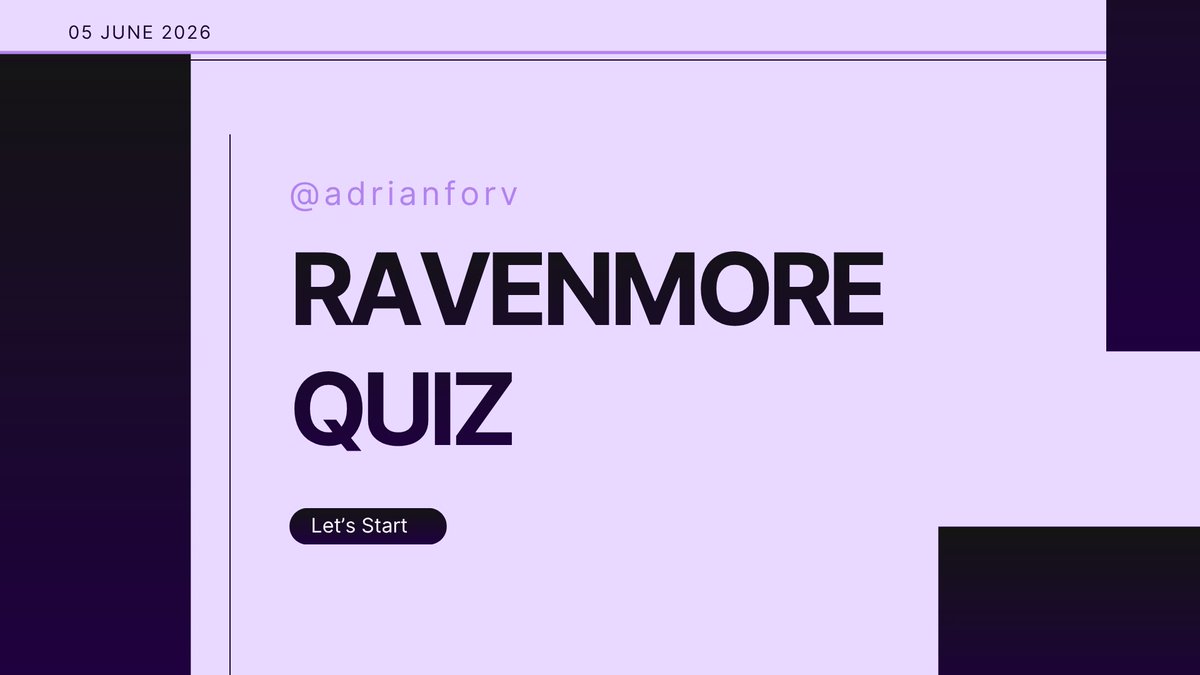 adrianforv's tweet photo. ㅤㅤㅤ 
       ㅤㅤㅤ 
       ✶ Tonight at 7:30 PM — Ravenmore Quiz Game!
Repost this if you’d like to join the game and participate with Prof Adrian.
ㅤㅤㅤ
ㅤㅤㅤ https://t.co/oaHJCJVnBO