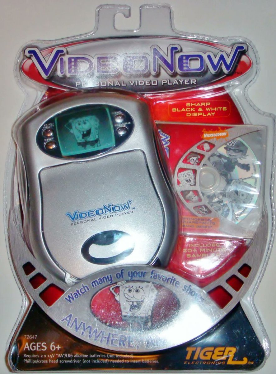 NostalgiaYZ's tweet photo. Did anyone have this portable video player VideoNow? https://t.co/7izK9oiVy6