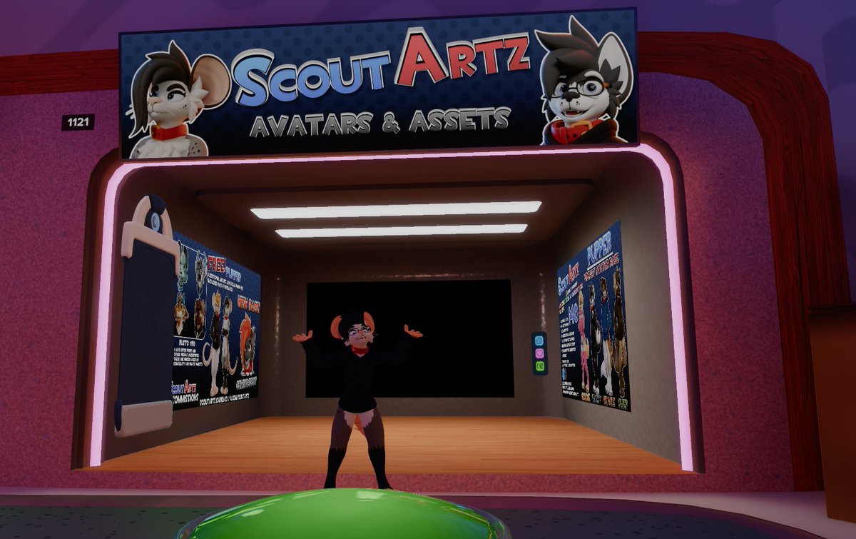 ScoutArtz's tweet photo. Furality is finally HERE! My booth is number #1121 

You can preview 2 of the original Pupper base setups, and the new Mouse and Possum setups as well!

You can snag my base for 25% off through June 20th 2026 using code "ultra" at checkout at my storefronts! #FuralityUltra https://t.co/UX5J5E1LIf