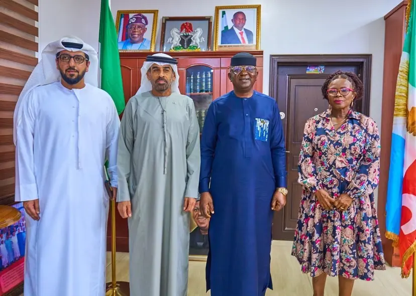 poaenglish's tweet photo. Nigeria and UAE have reaffirmed their commitment to strengthening cooperation in water supply, sanitation and irrigated agriculture to enhance food security and sustainable development.
https://t.co/plO5bruNLX
#ThePulseofAfrica https://t.co/A6zD255WER