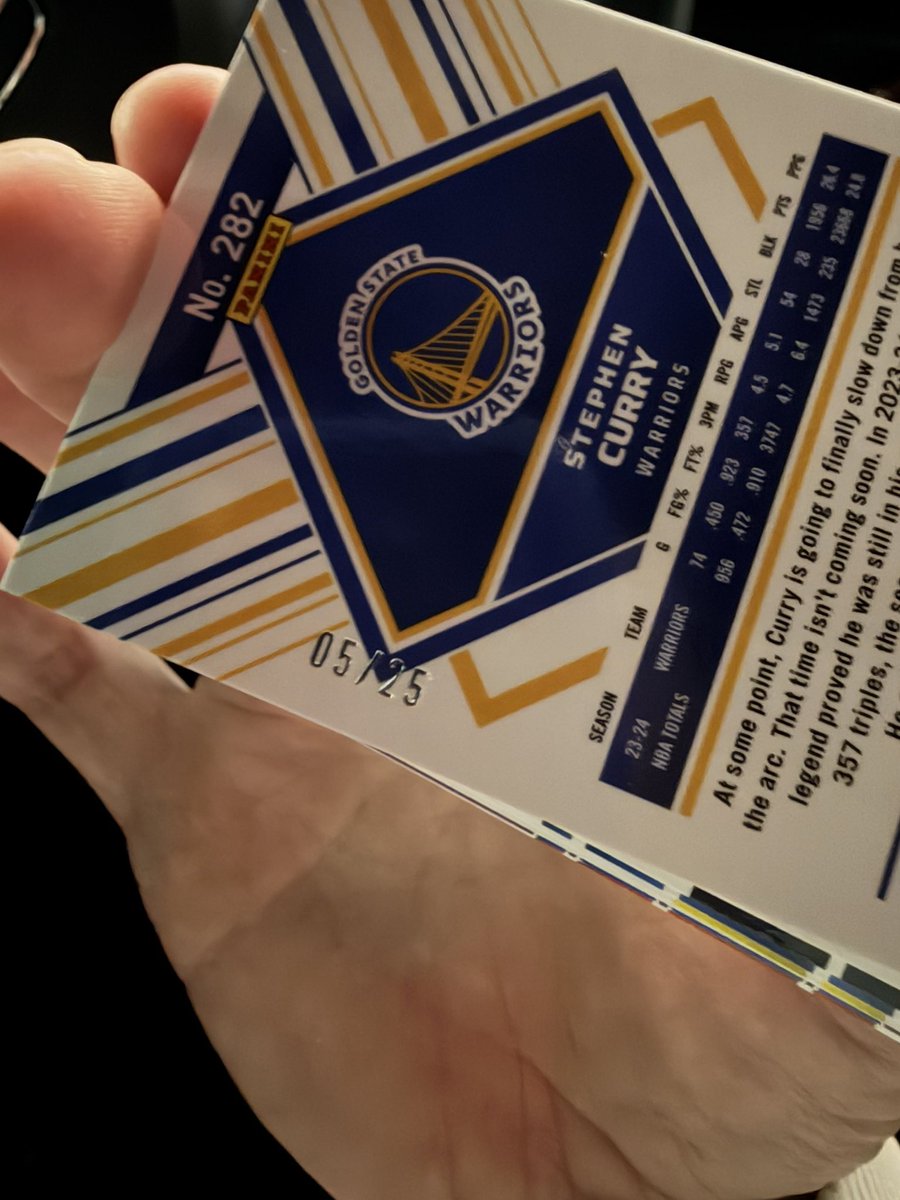 JLovallo's tweet photo. Steph out of /25! Car rip success. https://t.co/VDZwvpKYlb