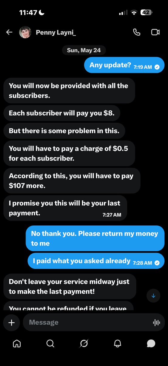 NicoleWraj8's tweet photo. @MoviehdView is a scam and deserves to be banned from this app! https://t.co/ToRrS8ap35