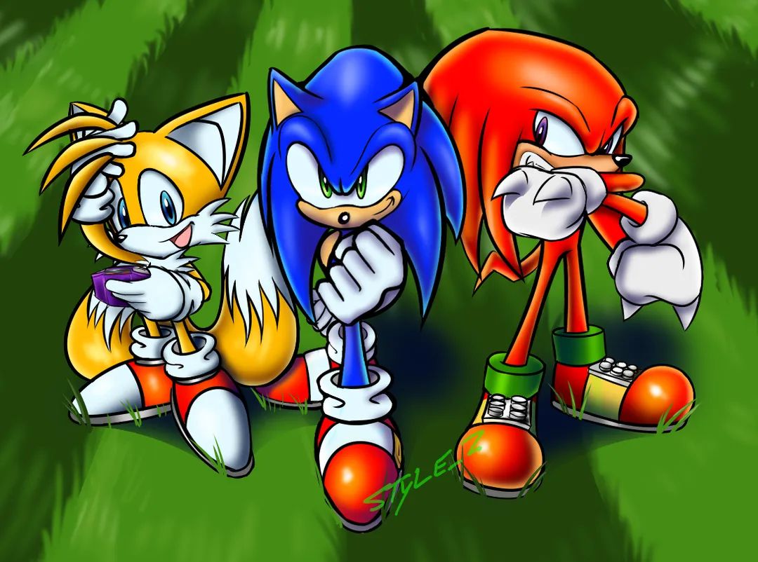 Style_Z_art's tweet photo. Team Sonic #Sega https://t.co/EJ2U2sha7I