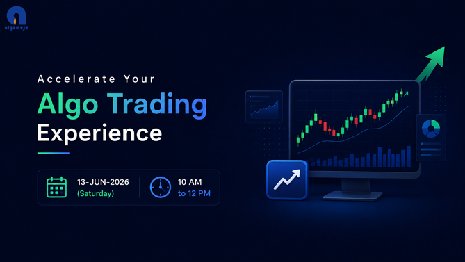 algomojo's tweet photo. 🚀Accelerate Your Algo Trading Experience

Ready to take your trading automation to the next level?

📅13-JUN-2026 (Saturday)⏰10 AM – 12 PM

https://t.co/HwmGS2l9Fz

🎥Missed our previous webinar?
The Ultimate Trading Automation Combo
https://t.co/GLEeFkdYgc https://t.co/Tc6ysg25sN